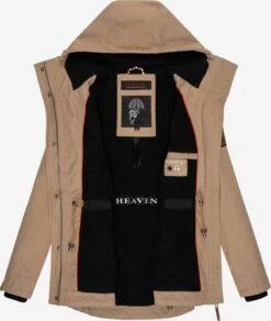 Marikoo Vestes De Mi-saison Veste Mi-saison Babetaa Femme Sable -Veste Mode f08164b90b6cb7268101d110854b7d55