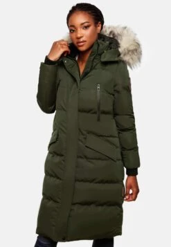 Marikoo Manteaux Dhiver Manteau D’hiver Schneesternchen Femme Vert -Veste Mode f0b4987873f489da42c85f4ac10f4aec
