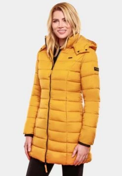 Marikoo Manteaux Courts Manteau D’hiver Abendsternchen Femme Jaune Dor -Veste Mode f103a03884d8293c66b8ebde6cb56128