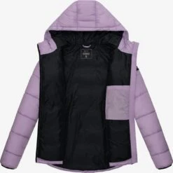Marikoo Vestes Matelassées Veste D’hiver Leandraa Femme Lilas -Veste Mode f1d25985b9b314782f65c95025ec771f