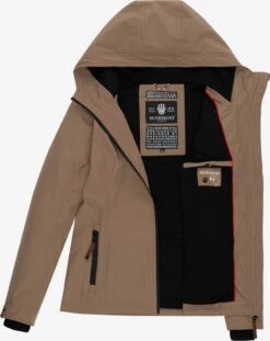 Marikoo Vestes De Mi-saison Veste Mi-saison Brombeere Femme Sépia -Veste Mode f1d61cb32fb37d6187d161b543f576f9