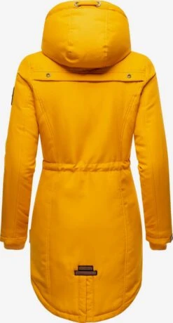 Marikoo Parkas Parka D’hiver Kamii Femme Jaune Dor -Veste Mode f249e2167755a5de0110fbf0793d9ae3
