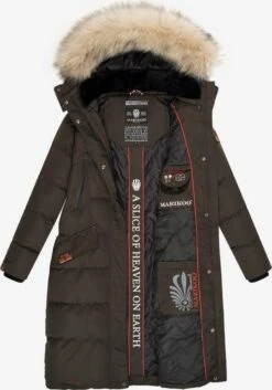 Marikoo Manteaux Dhiver Manteau D’hiver Schneesternchen Femme Anthracite -Veste Mode f5b547339e9eccac8a58bf2bd3d61ffe
