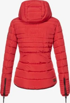 Marikoo Vestes Dhiver Veste D’hiver Amber Femme Rouge -Veste Mode f5f6263ba7aefe6cb175e6e3cf751289