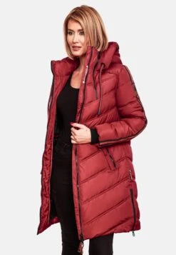 Marikoo Manteaux Dhiver Manteau D’hiver Armasa Femme Rouge / Rouge Sang -Veste Mode f61b0685d93bb9437590578bcfcf317c