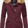 Marikoo Parkas Parka D’hiver Karmaa Femme Lie De Vin
