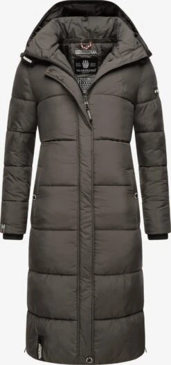 Marikoo Manteaux Dhiver Manteau D’hiver Femme Anthracite -Veste Mode f719e8360d68cc10cd021d70338c519c
