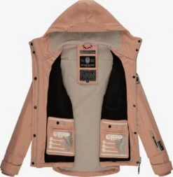 Marikoo Vestes De Mi-saison Veste Mi-saison Kleine Zicke Femme Rose -Veste Mode f748701df8e4a50f2978d8e5bc540531