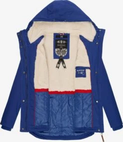 Marikoo Vestes Dhiver Veste D’hiver Bikoo Femme Bleu -Veste Mode f79809803b4d2e38901ea36db508d070