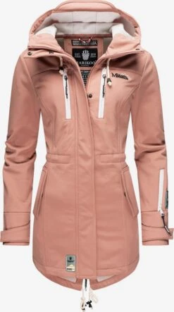 Marikoo Manteaux De Pluie Manteau Fonctionnel Zimtzicke Femme Rose Ancienne