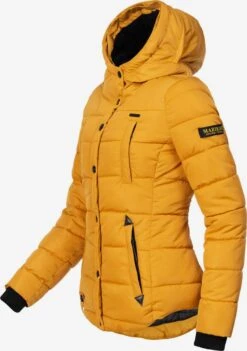 Marikoo Vestes Dhiver Veste D’hiver Lotusblüte Femme Jaune Dor -Veste Mode fa0f13071c580759f3c10055262f3b41