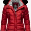 Marikoo Vestes Dhiver Veste D’hiver Loveleen Femme Rouge -Veste Mode fd64fba6b011fd539bdb6429c3448ec7