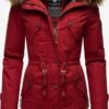 Marikoo Parkas Parka D’hiver La Viva Femme Rouge -Veste Mode fda3481f0b3d1b62a410c58f804cb28e